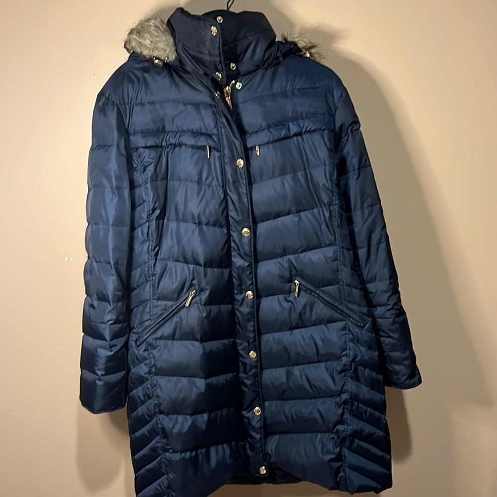 Michael Kors Women’s XL Blue Down Parka Puffer